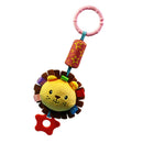 Baby Infant Rattles Teether Plush Stroller Music Hanging Bell Animal Handbells Teether Crib