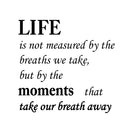 70x50cm PVC 3D Wall Stickers Quote Life Art Murals Decals Home Bedroom Living Room Wall Art Decor Reusable Removable Sticker