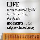 70x50cm PVC 3D Wall Stickers Quote Life Art Murals Decals Home Bedroom Living Room Wall Art Decor Reusable Removable Sticker