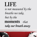 70x50cm PVC 3D Wall Stickers Quote Life Art Murals Decals Home Bedroom Living Room Wall Art Decor Reusable Removable Sticker