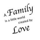 70x50cm PVC 3D Wall Stickers Quote Love Art Murals Decals Home Bedroom Living Room Wall Art Decor Reusable Removable Sticker