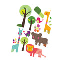 70x50cm PVC 3D Animal World Wall Stickers Wall Decals Art Murals Home Bedroom Living Room Wall Art Decor Waterproof Sticker