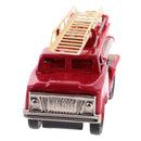 Tin Die-cast Ladder Truck Inertia Friction Vehicle Model for Kids Toy Gift