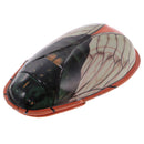 Creative Metal Sounding Cicada Model Tin Toy Collectible Gift for Kids Adult