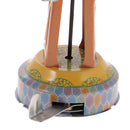 Vintage Wind Up Spining Plane Tower Clockwork Classic Tin Toy Party Favor
