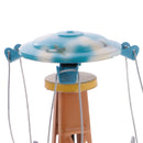Vintage Wind Up Spining Plane Tower Clockwork Classic Tin Toy Party Favor