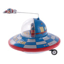 Classic Space Ship Satellite Collectible Clockwork Wind Up Tin Toy for Kids
