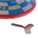 Classic Space Ship Satellite Collectible Clockwork Wind Up Tin Toy for Kids