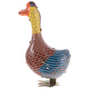 Classic Tin Toy Collectible Goose Poultry Clockwork Wind Up Toys for Kids