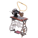 Mini Sewing Machine Model Tin Toy Collectible Gift Hanging Decor Ornaments