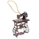 Mini Sewing Machine Model Tin Toy Collectible Gift Hanging Decor Ornaments