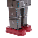 Cool Wind Up Walking Robot MS439 Clockwork Tin Toy with Key Collectible Gift