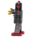 Cool Wind Up Walking Robot MS439 Clockwork Tin Toy with Key Collectible Gift