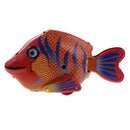 Classic Tin Toy Collectible Happy Fish Clockwork Wind Up Toys for Kid/Child