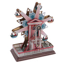 Vintage Wind-up Spining Ferris Wheel Classic Clockwork Tin Toy Adult's Gift