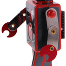 Cool Wind Up Walking Robot Antenna Clockwork Tin Toy w/ Key Collectible Gift