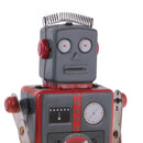 Cool Wind Up Walking Robot Antenna Clockwork Tin Toy w/ Key Collectible Gift