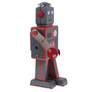 Cool Wind Up Walking Robot Antenna Clockwork Tin Toy w/ Key Collectible Gift