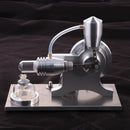 Stirling Engine Generator Hot Air Motor Model Educational Toy Kit wi/ LED