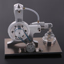 Stirling Engine Generator Hot Air Motor Model Educational Toy Kit wi/ LED
