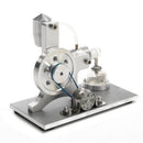 Stirling Engine Generator Hot Air Motor Model Educational Toy Kit wi/ LED