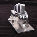 Stirling Engine Generator Hot Air Motor Model Educational Toy Kit wi/ LED