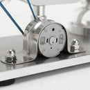 Stirling Engine Generator Hot Air Motor Model Educational Toy Kit wi/ LED