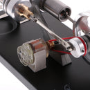 Stirling Engine Generator Hot Air Motor Model Educational Toy Kit with LED
