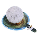 DIY World Map Kid Assemble Earth Globe Geography Learning Toy Handcraft Gift