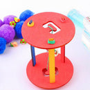 Kids DIY Magic Pull and Back RollerWood Educational Toy Model Building Kits DIY Toy