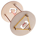 Kids DIY Magic Pull and Back RollerWood Educational Toy Model Building Kits DIY Toy