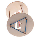Kids DIY Magic Pull and Back RollerWood Educational Toy Model Building Kits DIY Toy