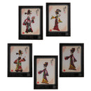 Chinese Traditional Folk Art Framed Shadow Play Puppet Image for Desktop Ornament Home Decor Gift Collectibles