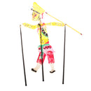 Chinese Folk Art Operatable Shadow Play Puppet Shown Kids Preschool Play Fun Action Figure Novelty Toy -Monkey Sun