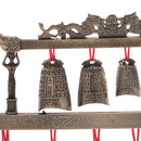 Exquisite Chinese Ancient Classical Bronze Antique Instrument Chime Sculpture Art Craft Collectibles Playset