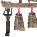 Exquisite Chinese Ancient Classical Bronze Antique Instrument Chime Sculpture Art Craft Collectibles Playset