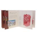 Traditional Chinese Classic Folk Art Folk Art Opera Facial Mask Paper Cut Album Kids Toy Gift Playset