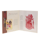 Traditional Chinese Classic Folk Art Folk Art Opera Facial Mask Paper Cut Album Kids Toy Gift Playset