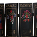 Exquisite Handcraft Wood Paint Small Screen Business Gift Travel Souvenir Collectibles with Box -Opera Facial Mask