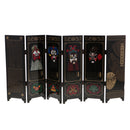 Exquisite Handcraft Wood Paint Small Screen Business Gift Travel Souvenir Collectibles with Box -Opera Facial Mask