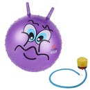 18inch / 45 cm Inflatable Space Hopper Ball Hopping Bouncy Ball Bouncer Hoppity Hop Sit and Bounce Jumping Ball Children's Outdoor Walking Toys Purple