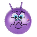 18inch / 45 cm Inflatable Space Hopper Ball Hopping Bouncy Ball Bouncer Hoppity Hop Sit and Bounce Jumping Ball Children's Outdoor Walking Toys Purple