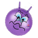 18inch / 45 cm Inflatable Space Hopper Ball Hopping Bouncy Ball Bouncer Hoppity Hop Sit and Bounce Jumping Ball Children's Outdoor Walking Toys Purple