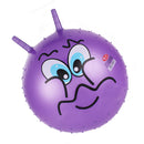 18inch / 45 cm Inflatable Space Hopper Ball Hopping Bouncy Ball Bouncer Hoppity Hop Sit and Bounce Jumping Ball Children's Outdoor Walking Toys Purple