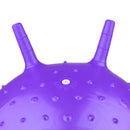 18inch / 45 cm Inflatable Space Hopper Ball Hopping Bouncy Ball Bouncer Hoppity Hop Sit and Bounce Jumping Ball Children's Outdoor Walking Toys Purple