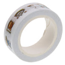 Washi Sticky Tape Journal Making DIY Decorative Collections Cats Images Printed Style Crafts