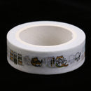 Washi Sticky Tape Journal Making DIY Decorative Collections Cats Images Printed Style Crafts