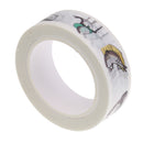 Journal Washi Tape Hand Adhesive Funny Fishes Images Printed Photo Album DIY Craft Gifts