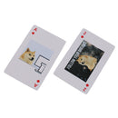 Fashion Playing Cards Poker Set 54 Pieces Family Party Outdoor Games Special Gifts Doge Style