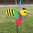 68cm Lifelike Bee Windmill Wind Whirligig Wheel Home Garden Lawn Yard Decor Kids Toy